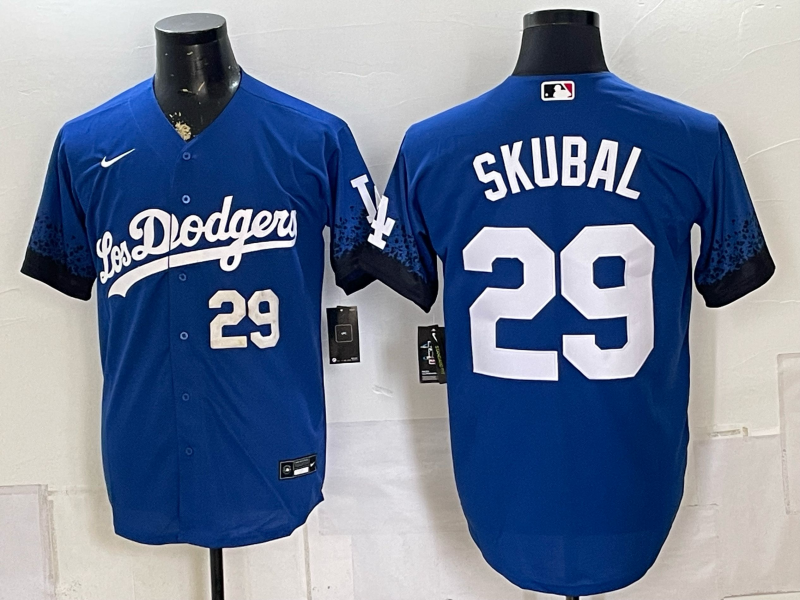 men Los Angeles Dodgers #29 Skubal blue Game 2026 Nike MLB Jersey 0807021->los angeles dodgers->MLB Jersey
